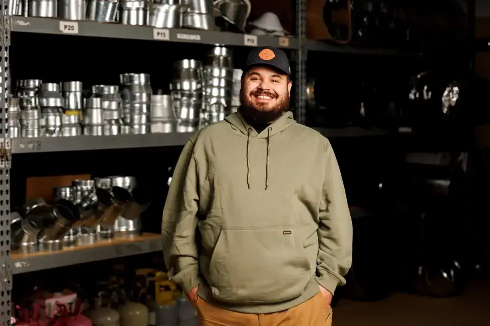 Cesear, installation technician at Osage Air