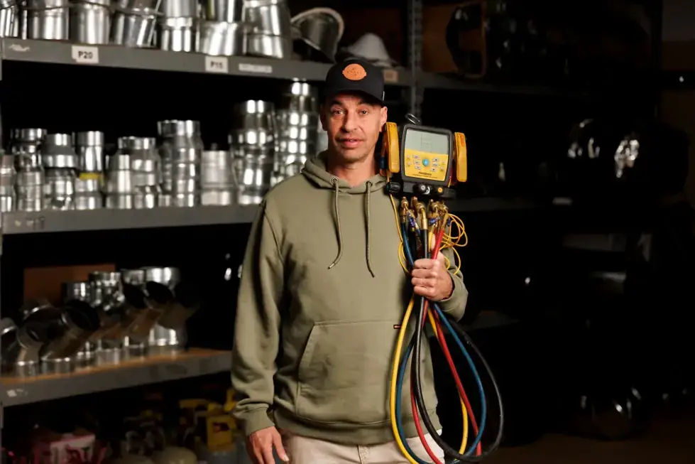 Chris, installation technician at Osage Air